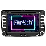 AWESAFE Radio für VW Golf 5 Golf 6, 2DIN Autoradio mit Mirrorlink, 7 Zoll Touchscreen Monitor, SD,...