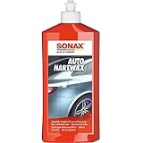 SONAX AutoHartWax (500 ml) flüssiges Hartwachs, für neue & neuwertige Bunt- & Metallic-Lacke,...