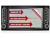 M.I.C. AVTO7 Android 12 Autoradio mit navi Qualcomm Snapdragon 665 4G+64G Ersatz für VW T5 multivan...
