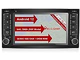 M.I.C. AVT7 Android 12 Autoradio mit navi Qualcomm Snapdragon 665 4G+64G Ersatz für VW T5 multivan...