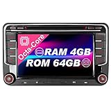 JUNHUA 7' Android 10 4GB RAM+64GB ROM 8-Core Android Auto Carplay DSP Autoradio DVD GPS für VW...