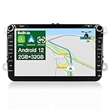JOYX Autoradio Android 10 Passt für VW Passat/Golf/Skoda/Seat -【2G+32G】- Rückfahrkamera Canbus...