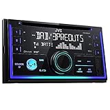 JVC KW-DB93BT Doppel-DIN CD-Receiver mit Digitalradio (DAB+), Bluetooth-Freisprechfunktion und...