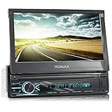 XOMAX XM-V746 Autoradio mit Mirrorlink I 7 Zoll / 18 cm Touchscreen I Bluetooth...